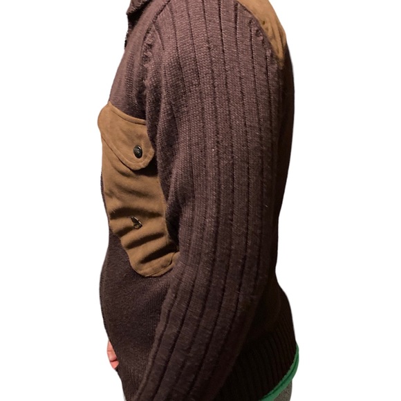 Ringspun Zip Sweater, Size Medium - Picture 5 of 8